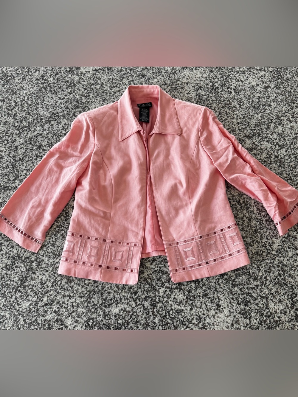 Vintage K Studio Linen Blazer